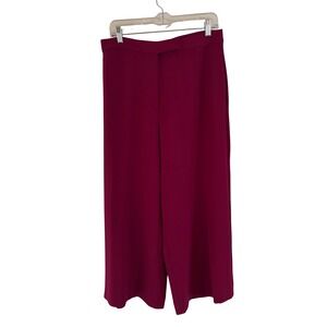Zara Wide Leg Pants in Plum